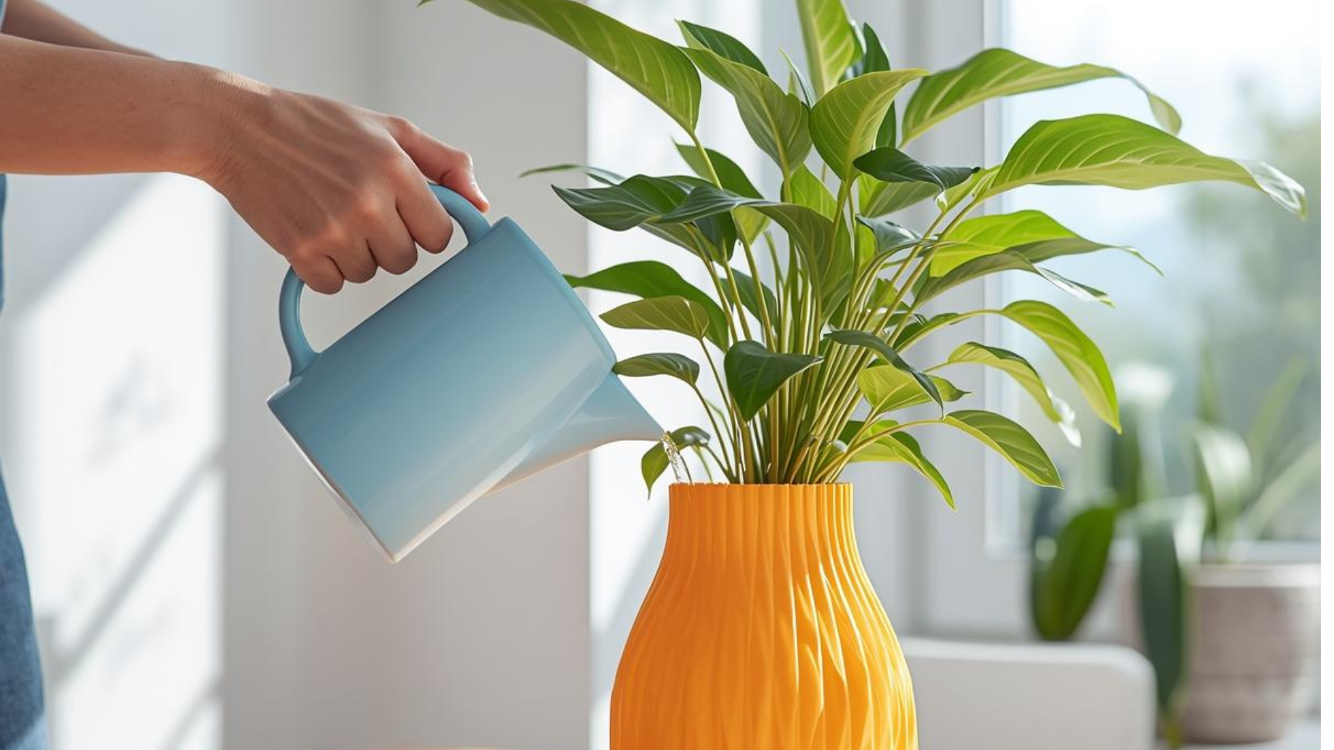 Custom 3D printed plant vases